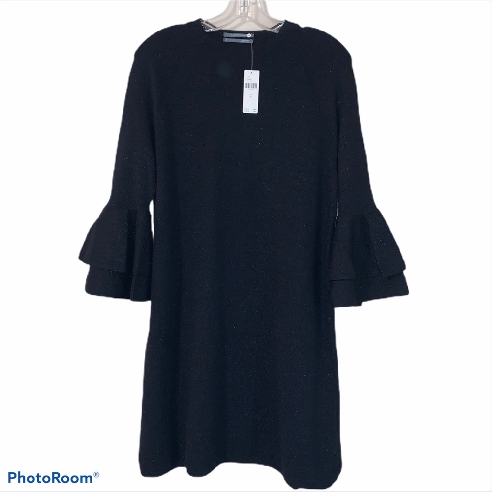 Anthropologie M Claudette Ruffled Sweater Dress - Picture 4 of 10